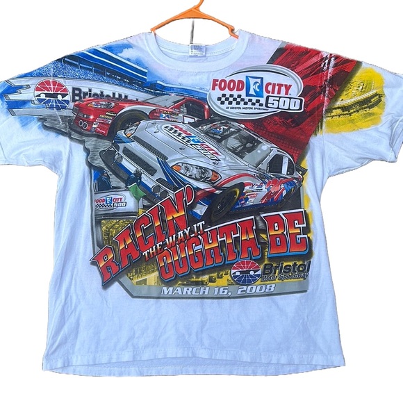 Chase Authentics Other - Vintage 2008 Chase Authentic’s 2xl Bristol Speedway NASCAR shirt Food City 500